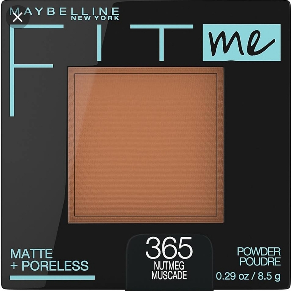 Maybelline New York Fit Me Matte + Poreless Powder Makeup, Nutmeg